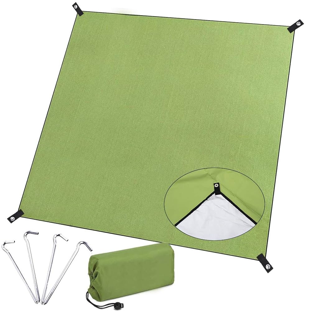 テントグランドシート　防水、軽量 テントシート Lサイズ 1〜4人用 グランドシート 軽量 防水