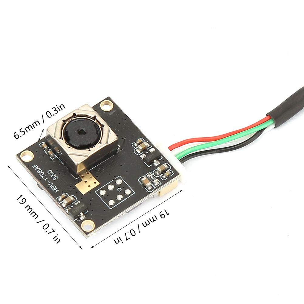 Keenso Autofocus USB Camera Module OV5640 Mini Camera Board 5MP 60 ° Telecamera grandangolare con OV5640 Chip Support Window XP Linux Android