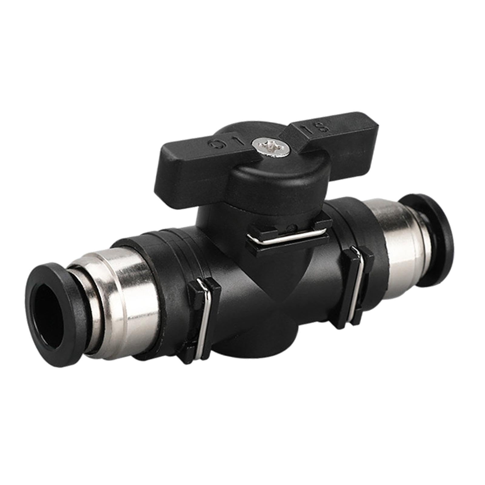 CLUB BOLLYWOOD® Pneumatic Push Flow Controller Hand Valve 1/4 x 1/4 OD Hose Fittings BUC 6mm | Gardening Supplies | Watering Equipment | Connectors, Clamps & Fittings | 1 Pneumatic Ball Valve (B0CZL7NHPP) Amazon Price History, Amazon Price Tracker