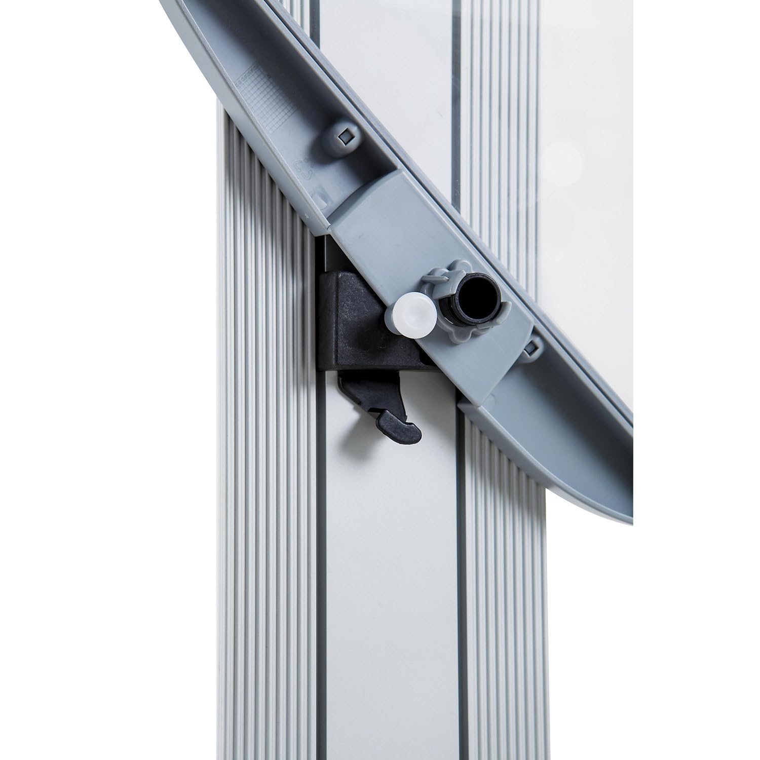 Paperflow | Mobiler Metall-Prospektständer | Mit Metallböden, Breite 500 mm