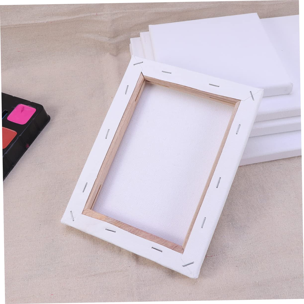 Tela Per Pittura 30x40 Bianca Tela Di Cotone E Lino Per Pittura A Olio Pronta Per Disegno E Dipingere