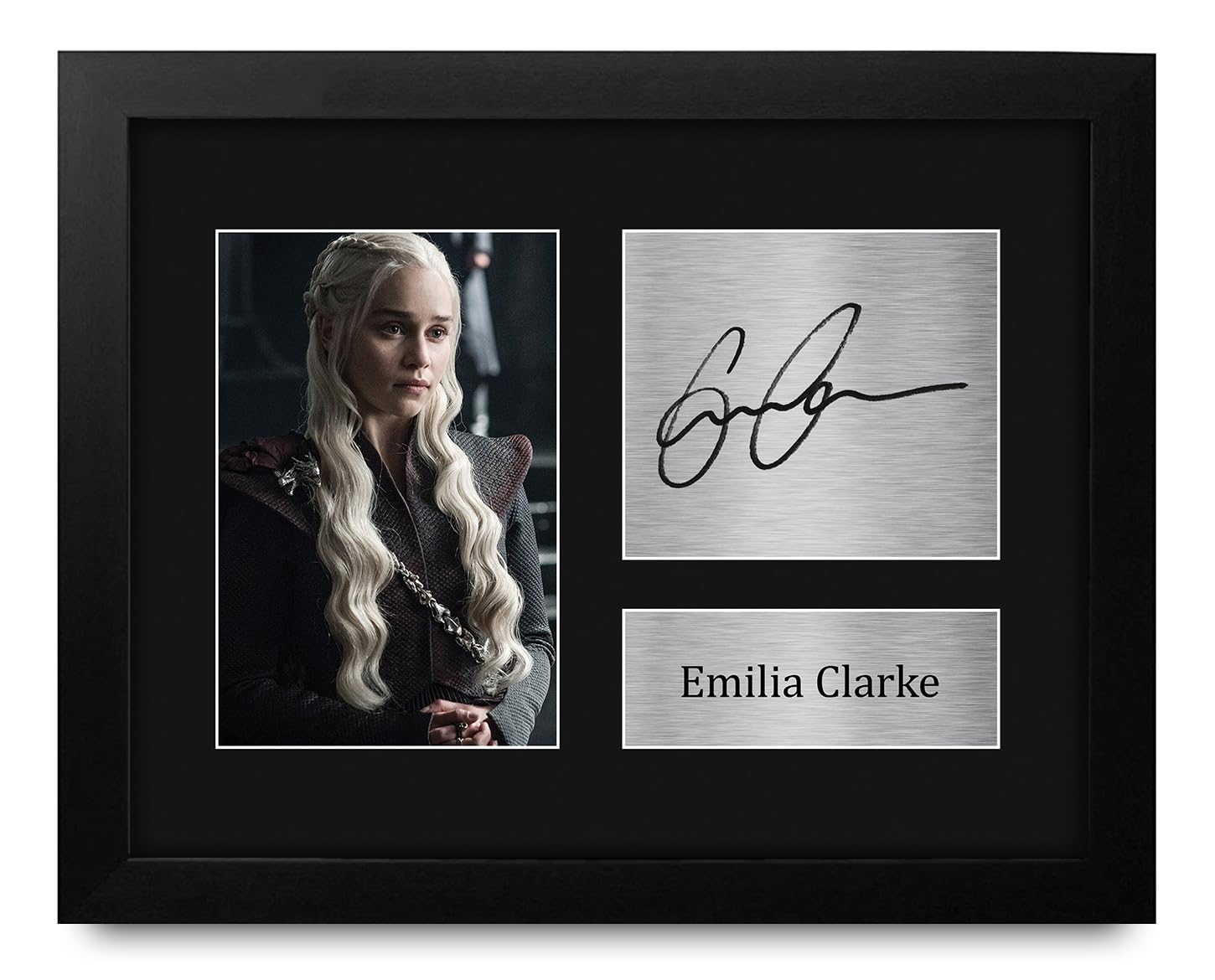 Amazon.com: HWC Trading Emilia Clarke Framed Gift Printed