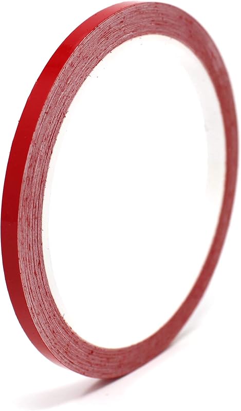 Finest Folia Bandes adhesives décoratives pour auto voiture moto bateau modélisme nombreux coloris longueur 10m ruban adhésif (Rouge, 3mm)