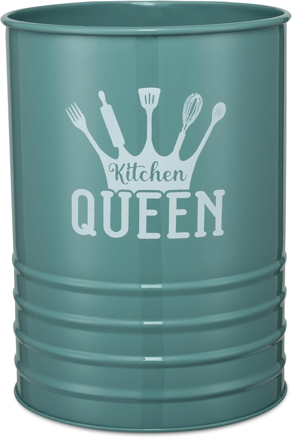 dudki Metal Cutlery Holder & Spoon Stand for Kitchen - Spoon, Knife, Fork, Chopstick, Cutlery Holder Kitchen Organizer Stand Dining Multifunctional Stand Queen (Moss-Green)