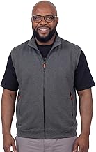 ADAMO Paros Series Men's Sleeveless Sweat Vest in Plus Sizes 2XL-14XL