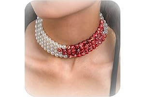 Dainty Bloody Pearl Necklace