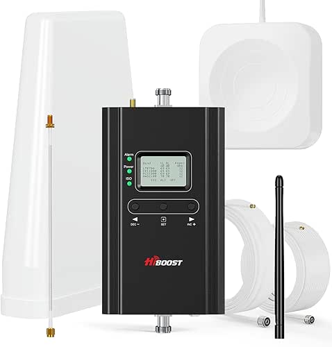 Hiboost Cell Phone Signal Booster for Home and Office, 4,000