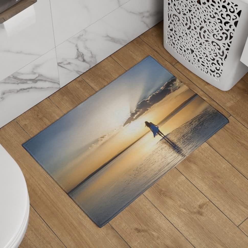 Paillasson attrape poussière CEVAN tapis de porte fin chic