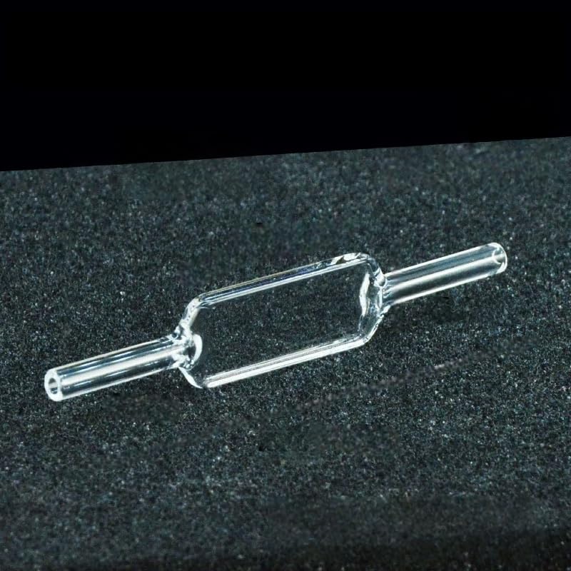 Quad-Path-Quarz-Durchflusszellenküvette – röhrenförmige Durchflussprobenkammer for die Spektroskopie(0.5mm Optical Path)