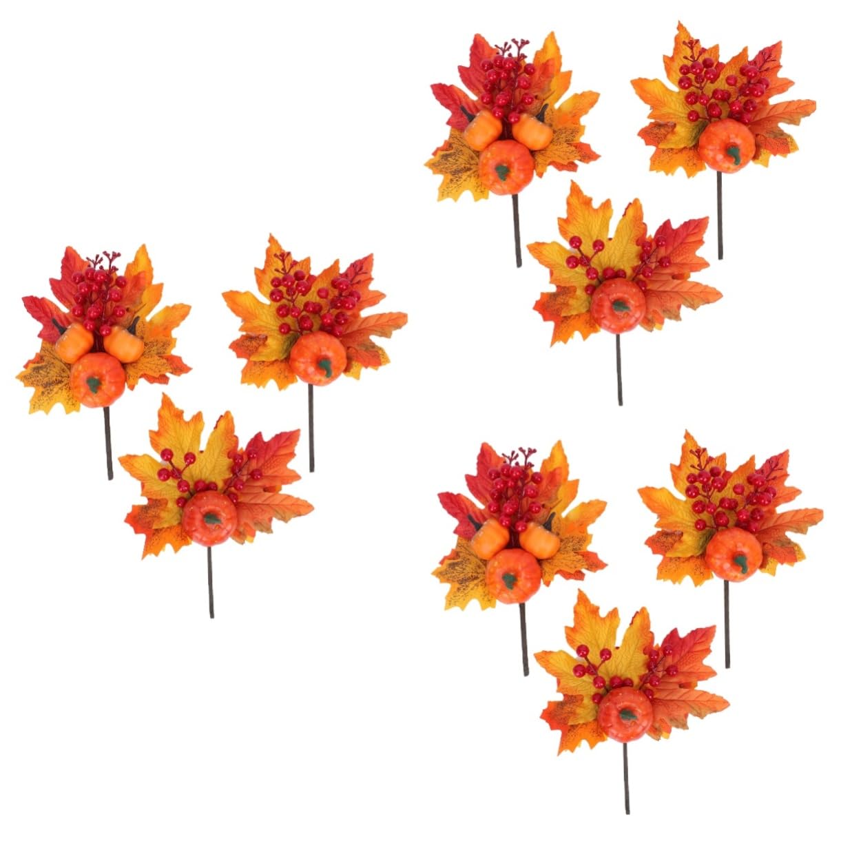 Alipis 9stücke Teiliges Künstliche Kürbis-Dekoration Für Erntedankfest Und Halloween Simulation Tischdeko Für Herbstfestlichkeiten Fröhliche Für Zuhause