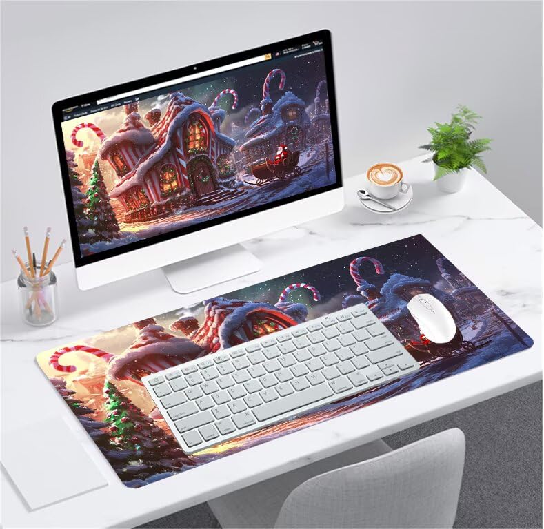 Mouse pad gamer XXL antidérapant pour stabiliser votre clavier PC