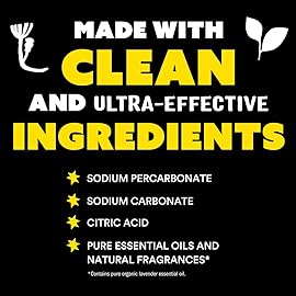 Molly\'s Suds Oxygen Whitener | Powerful Bleach Alternative, Chlorine Free & Color Safe | Brightens Whites and Removes Stains (Lavender Essential Oil - 79 oz)