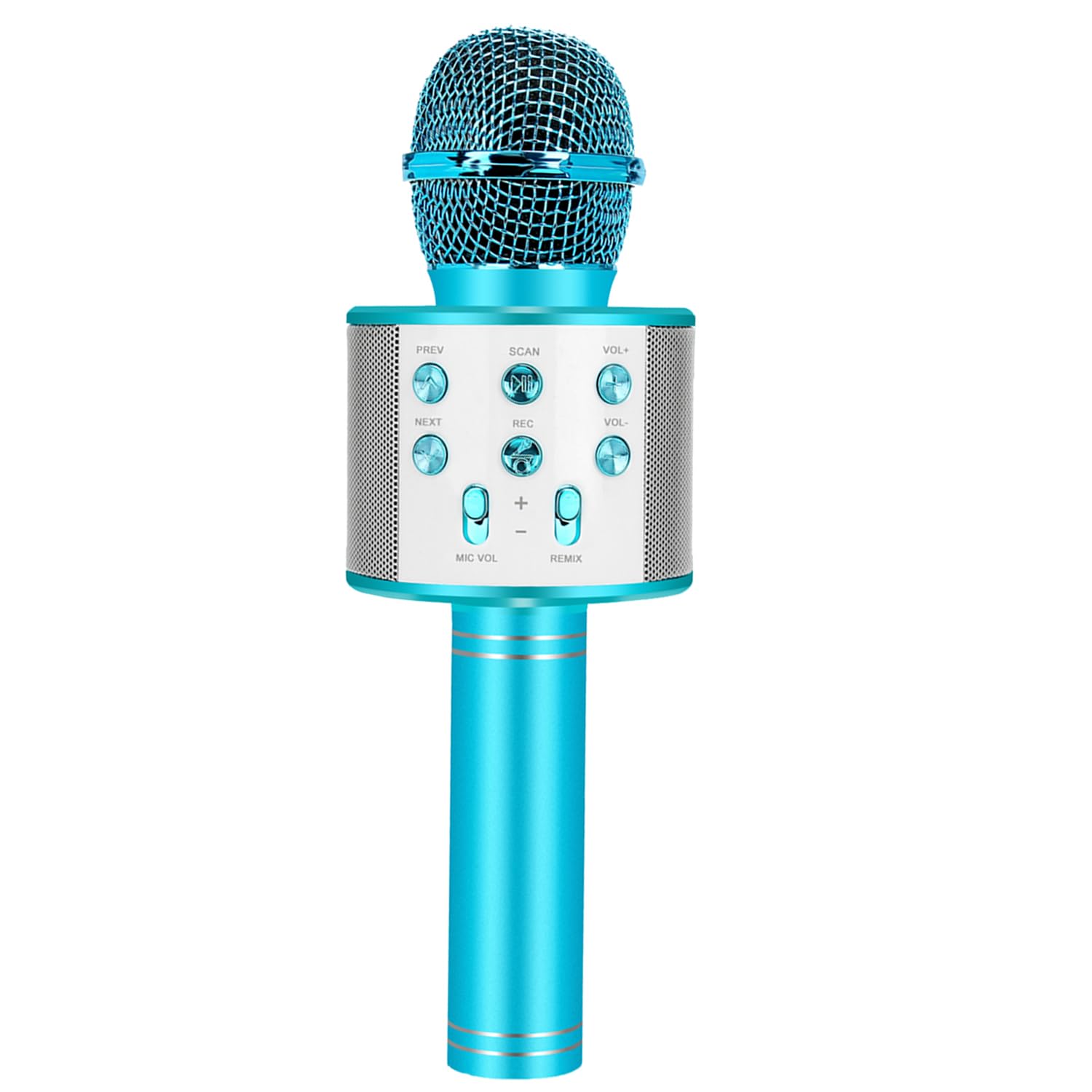 Bluetooth Karaoke Microphone Wireless: Portable Handheld Mic Speaker for Kids Adults Singing for Christmas Birthday Holiday Party