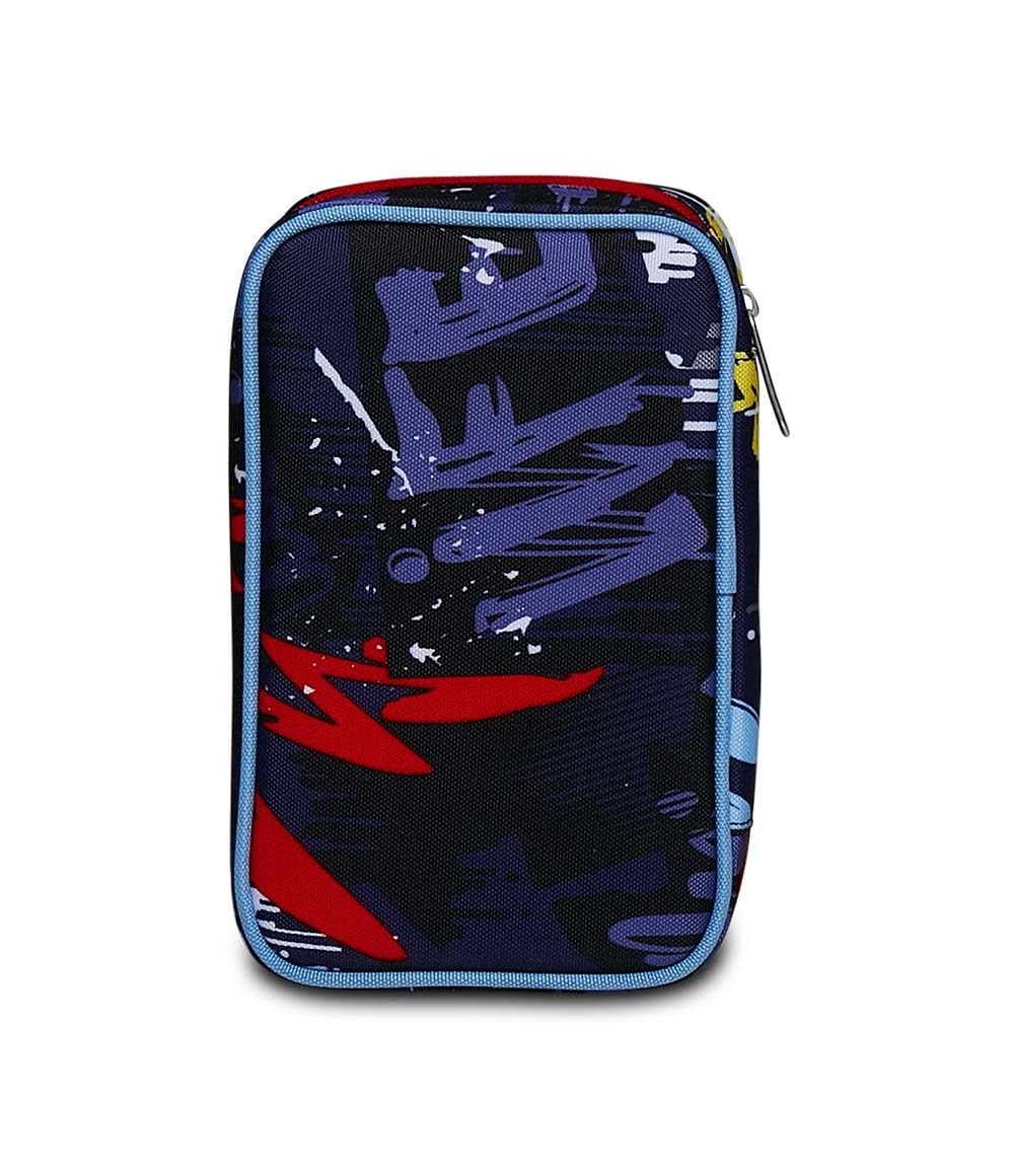 Seven Federmäppchen, Mäppchen, Mehrfarbig, Federtasche für Schreibwaren, gefülltes Etui mit Stiften, Kugelschreiber & mehr, aufklappbar, Mädchen & Jungen, Schule&Grundschule, XXL