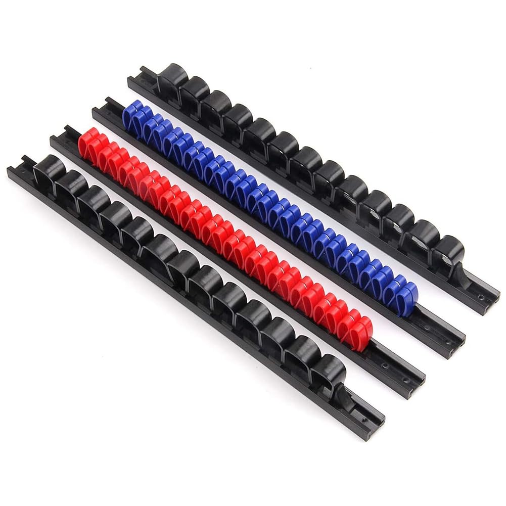 Littimoon 4PC Screwdriver Organizer Tool Holder Wall Organizer Wall Mount for Vice Wrench Plier Screwdriver Organization Tool