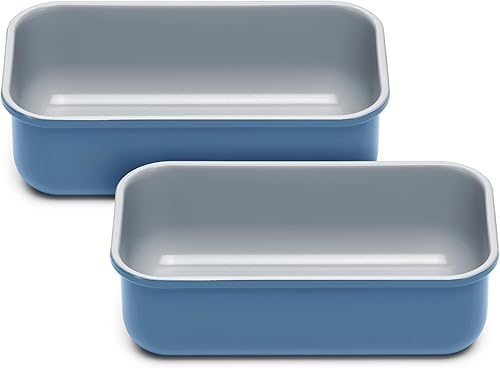 Miniatura 10 de Caraway Molde de cerámica antiadherente de 1 libra, revestimiento de cerámica naturalmente resbaladizo, no tóxico, libre de PTFE ni PFOA, perfecto