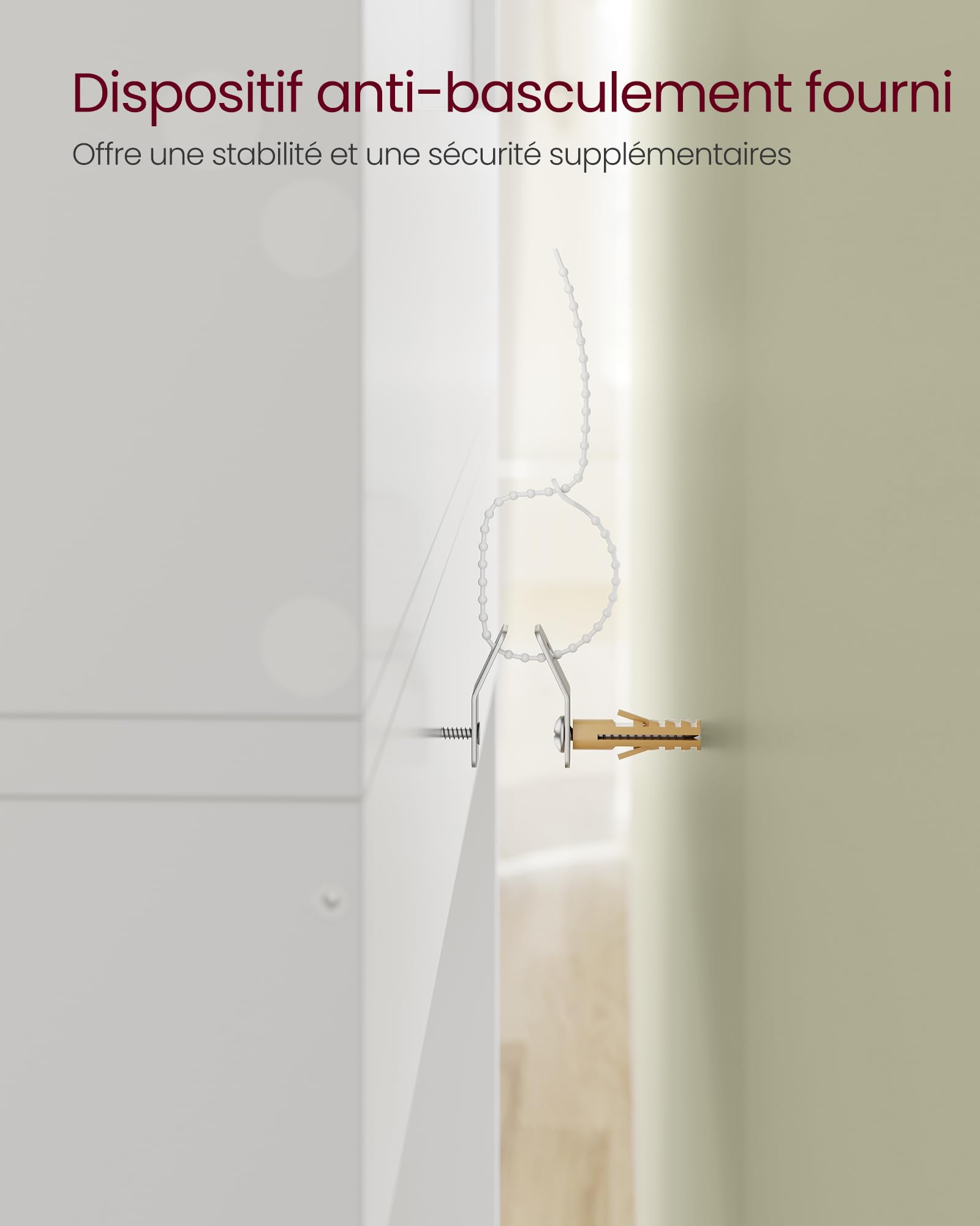 VASAGLE KAILYN Collection - Coiffeuse, Table de maquillage, avec miroir, avec placard de rangement et tiroir, étagères réglables, coin beauté, style moderne, 70 x 40 x 136 cm, Blanc RDT118W01