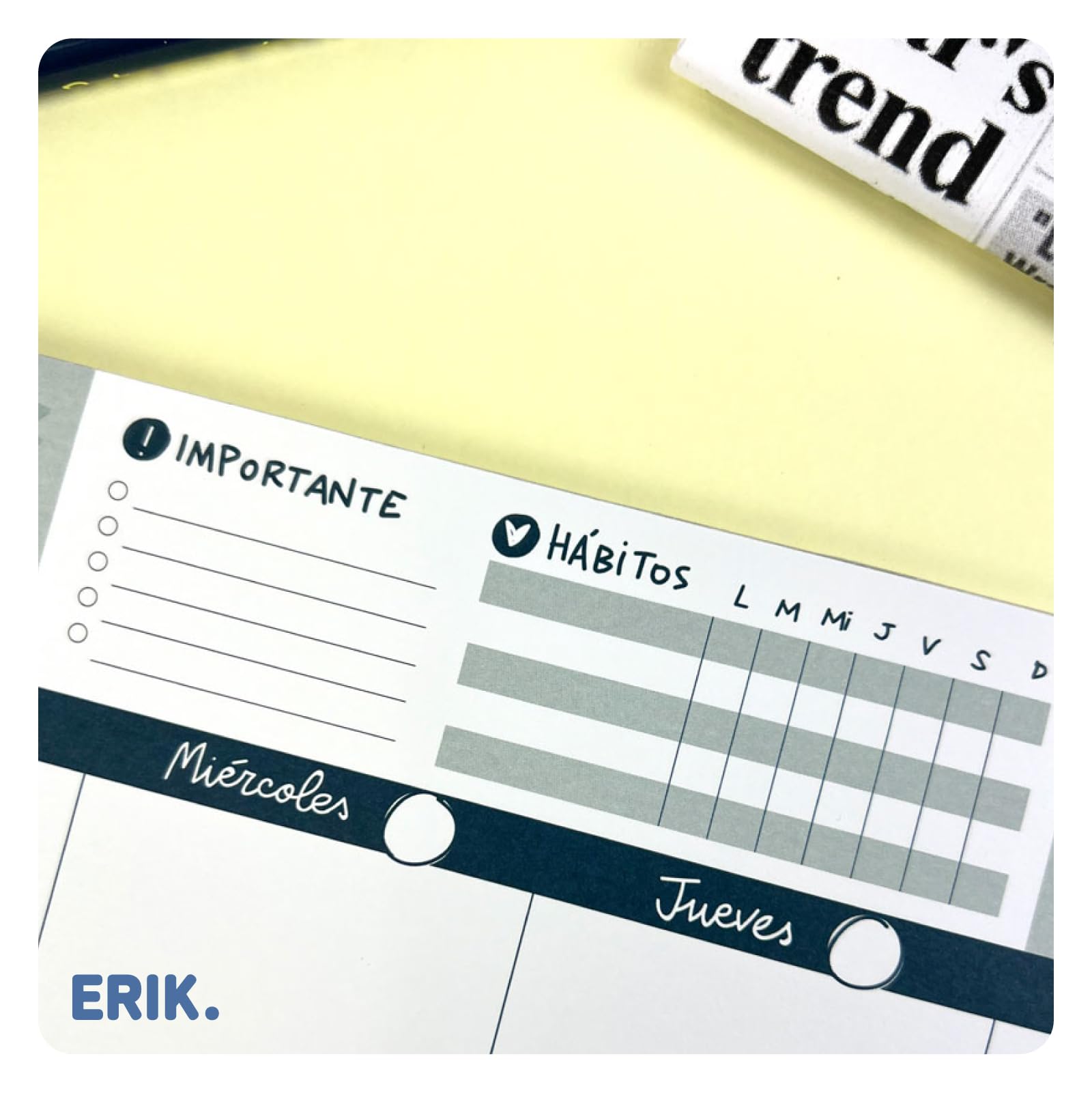 Planificador semanal Pedrita Parker A4 - Weekly planner en Español Sin Fecha: Organizador semanal para mejorar tu Productividad [52 hojas de Alto Gramaje]