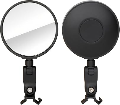 Scooter Rear View Mirror, Compatible with MAX G2/F2/E2 G, E, F Series 360 Adjustable Convex Wide Angle, Anti-Glare & Tool-Free Setup Accessory