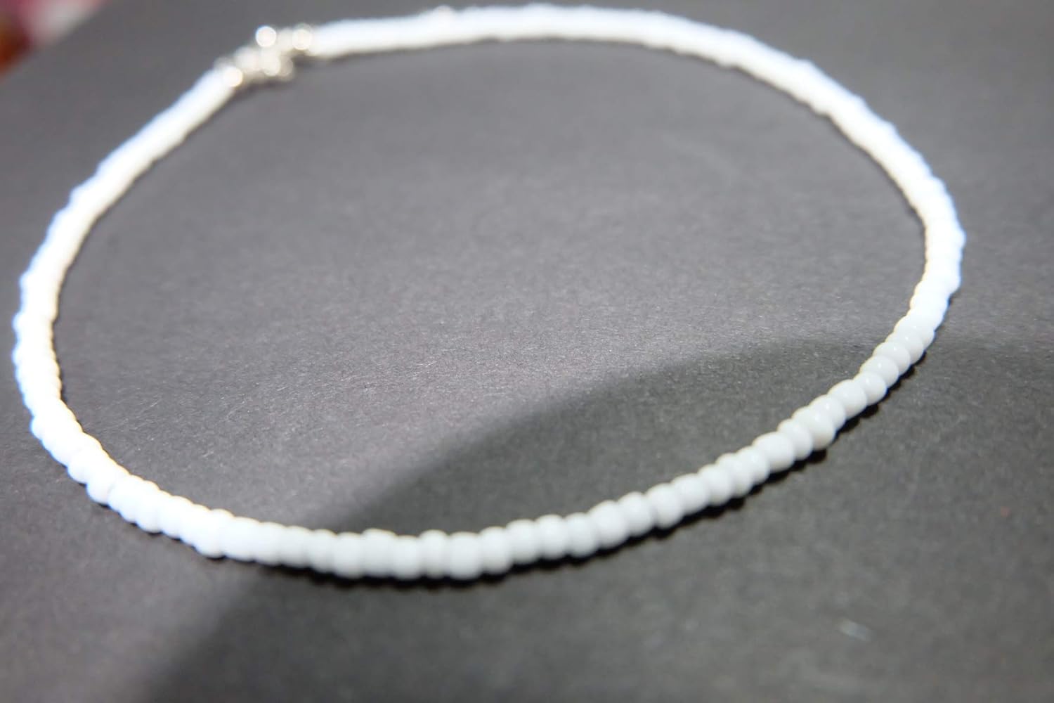 Ziper Women Bohemian White Beaded Choker Glass Necklaces Jewelry Gifts for Mom Girlfriend - Image 6