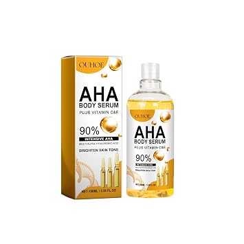 Vitamin C & E Body Serum with Hyaluronic Acid - Brightening & Hydrating Skin Treatment for Even Tone & Glow - Lightweight, Fast-Absorbing Formula - 3.38 Fl Oz