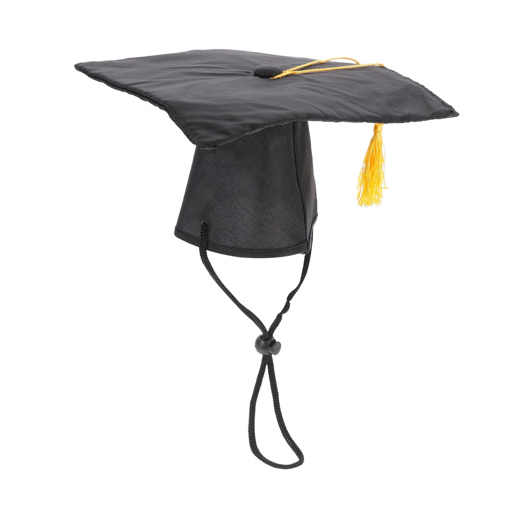 ifundom Custom Black Dog Graduation Cap with Tassels for All Breeds Creative DIY Party Accessory for Pets for Graduation Celebrations