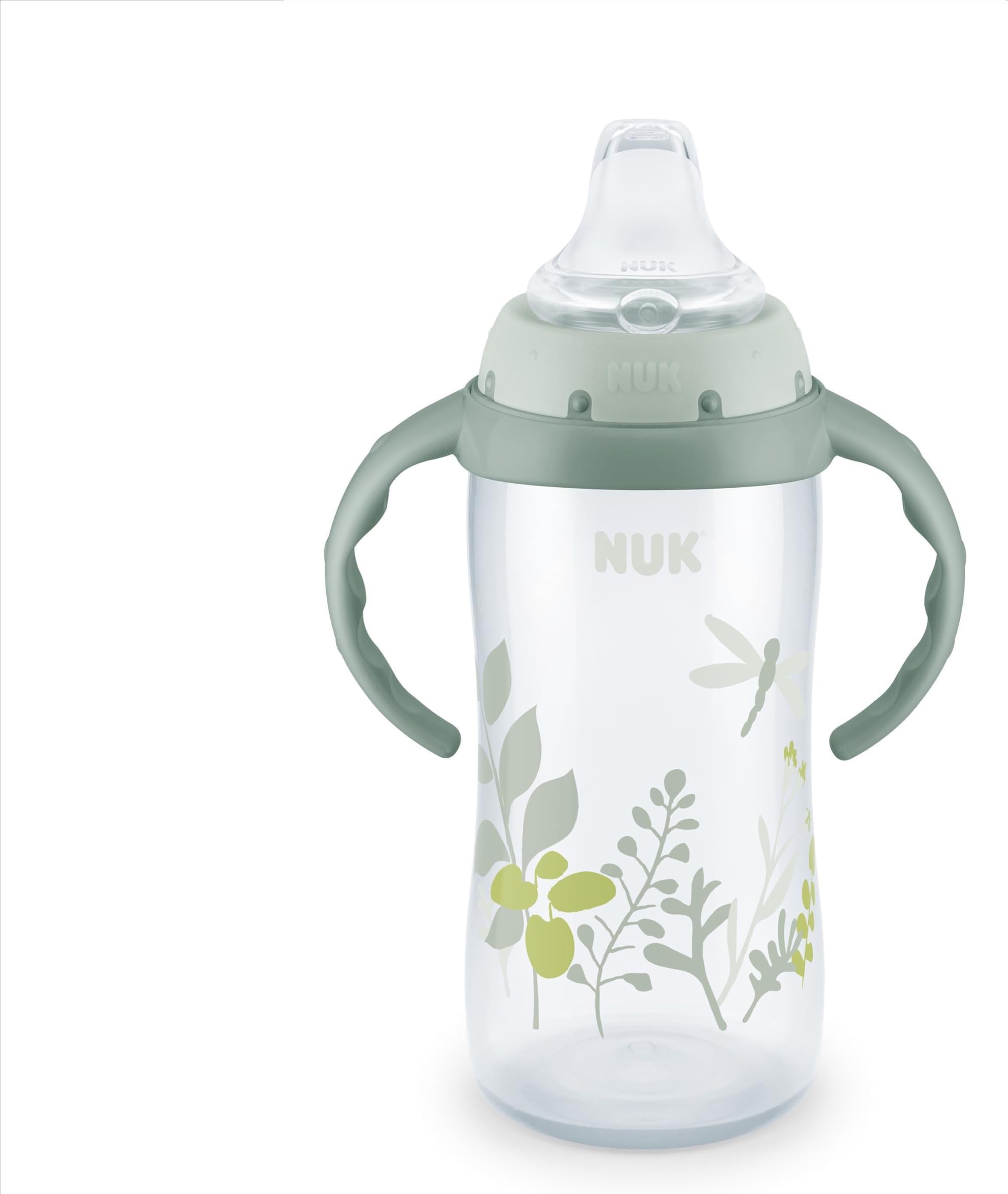 NUK for Nature Learner Cup, 10 oz, 9+ Months – BPA Free, Spill Proof Sippy Cup