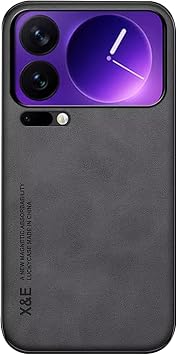 Microcase Xiaomi 17 Pro Max Deri Kaplama Kılıf AL4970 (Gri)