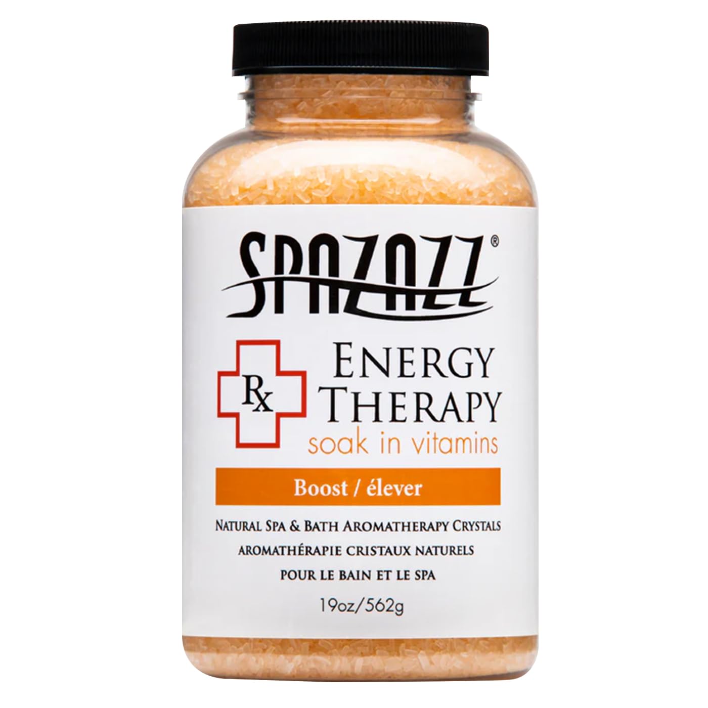 SpaZazz Crystals 19 oz - RX Collection - Energy Therapy