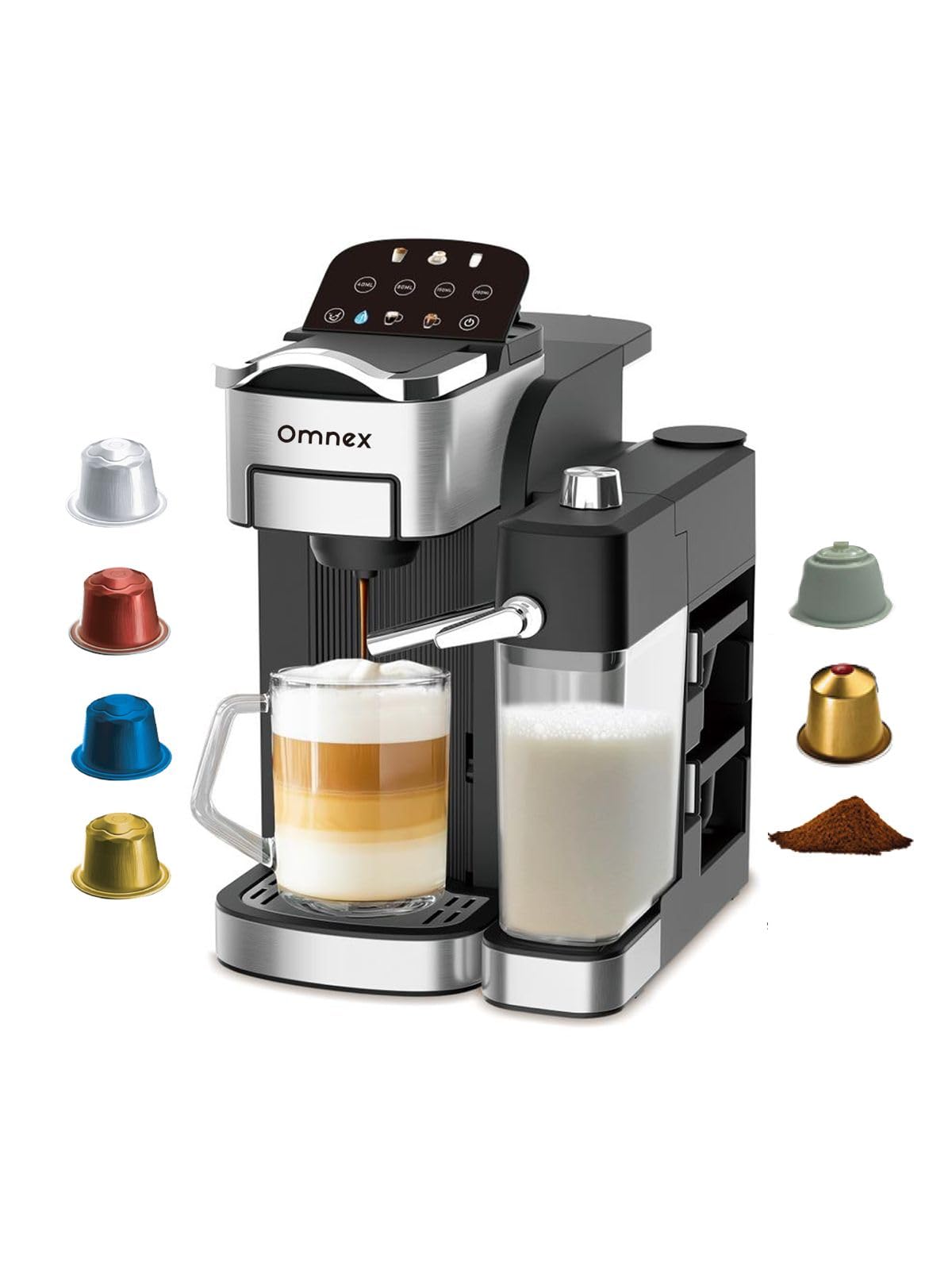 Ox-Pro2 Kapsel- und gemahlene Kaffee-Espressomaschine