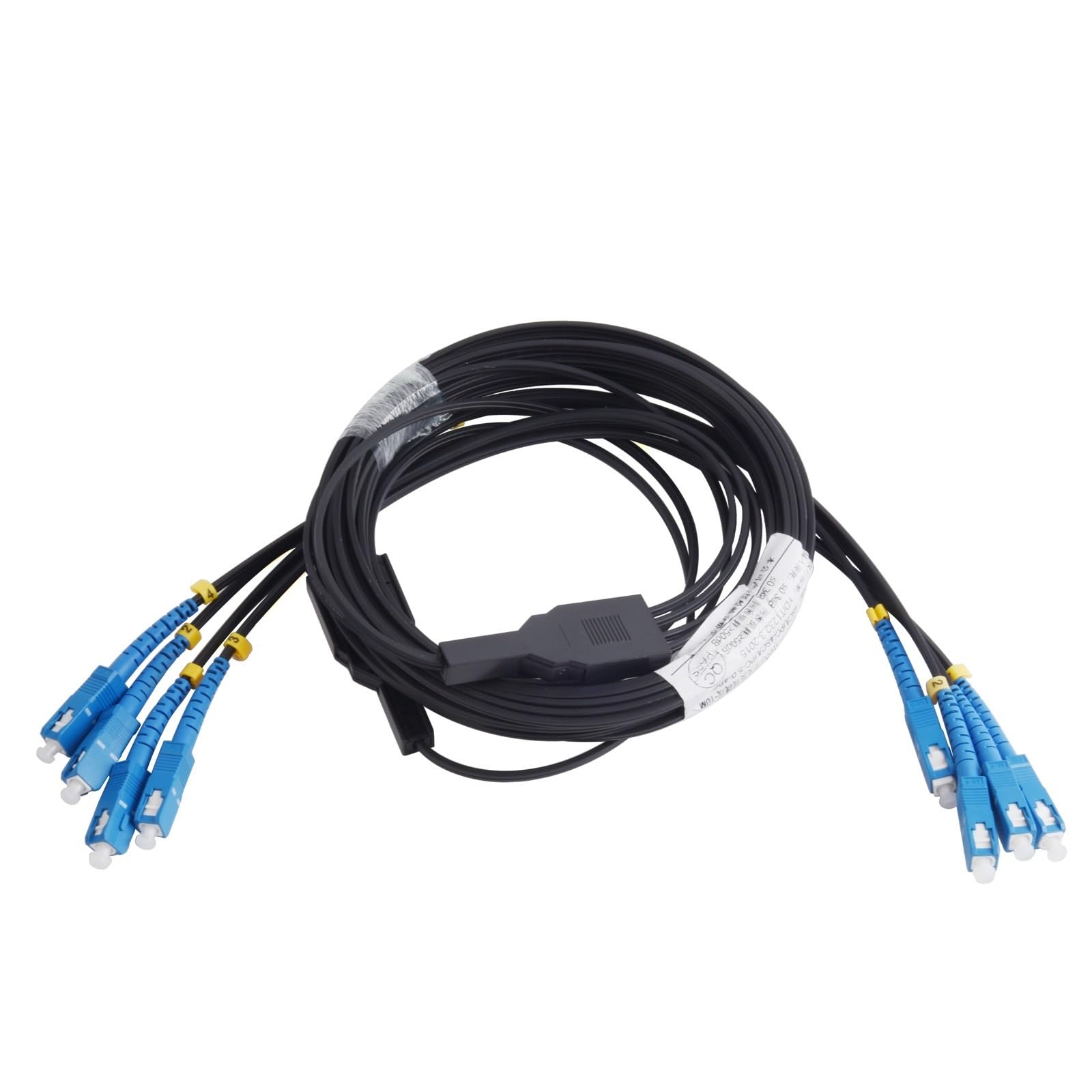 Przewód światłowodowy UPC 4 SC do 4 SC optyczny jednomodowy, 4-rdzeniowy wewnętrzny przedłużacz Simplex, kabel krosowy Simplex, 10 m, 20 m, 30 m, 40 m, 50 m, 30 m