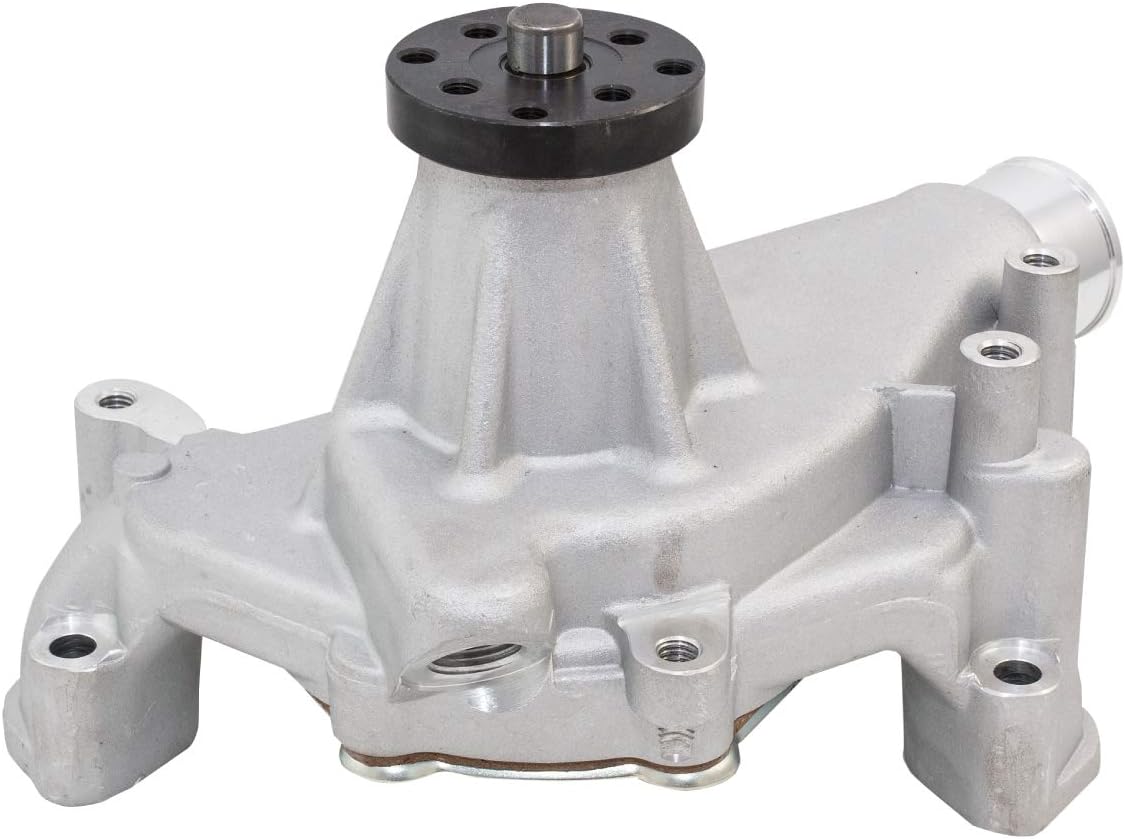 Top Street Performance Long-Style High-Flow Mechanical Water Pump for Chevy Small Block - Satin