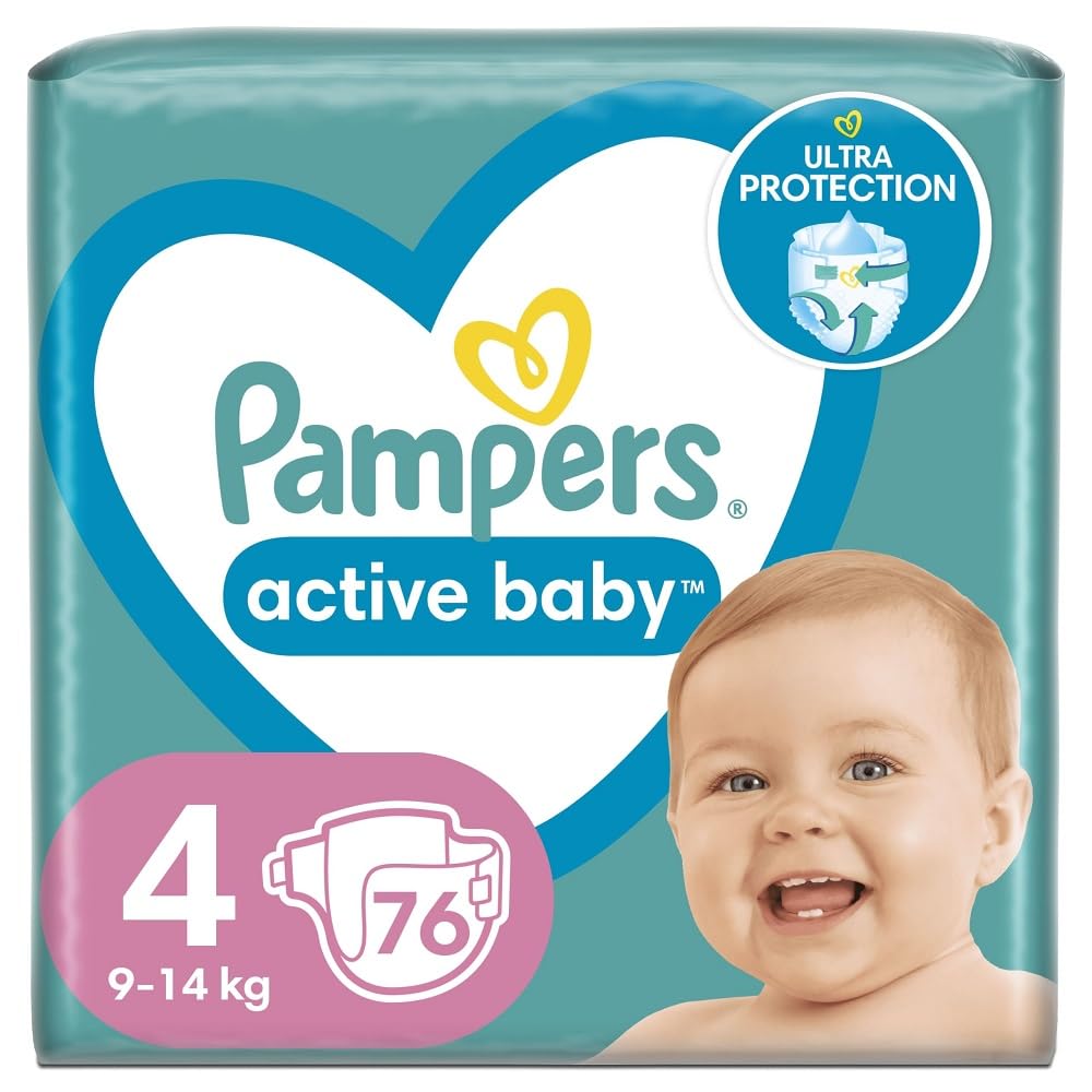 Pampers Active Baby 4 (9-14Kg) 76 - 4