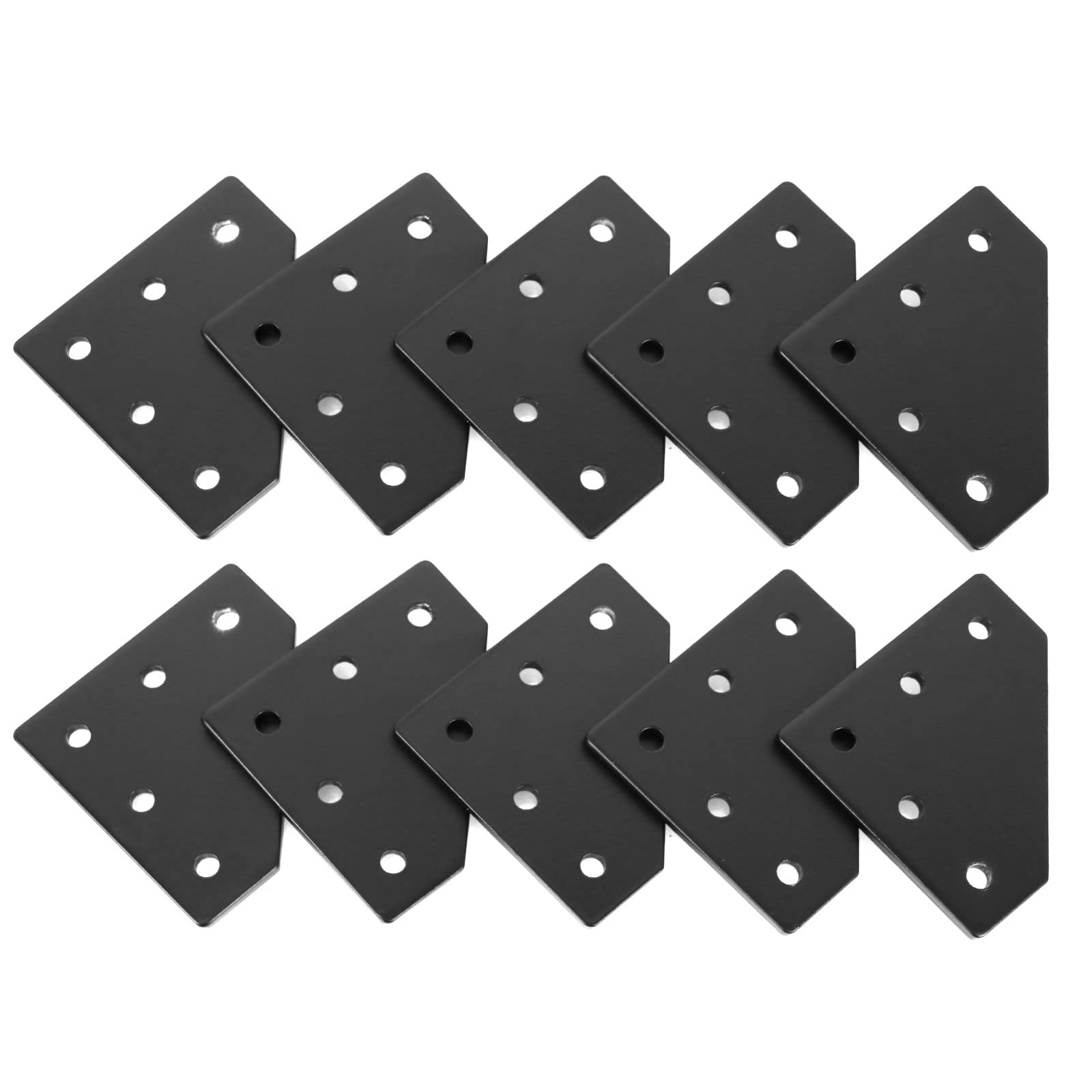 Łącznik profilu aluminiowego 40 x 40, łączniki profilowe L, 8 sztuk z 40 nakrętkami M8, 40 sztuk śrub M8, do drukarki 3D, maszyny do grawerowania