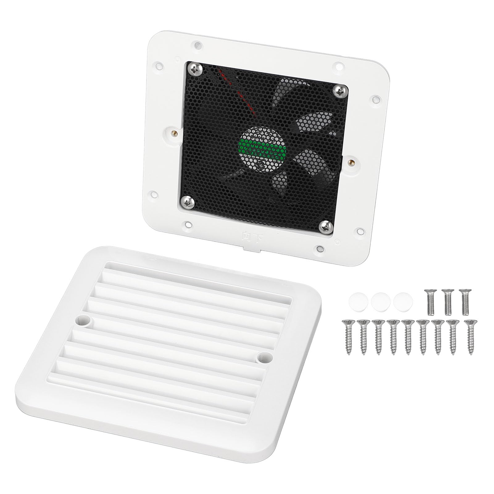 Ventilateur D'extraction D'air pour Camping-car, 97 X 97 Mm, 12 V, 1,2 W, pour Cuisine, Salle de Bain, Camping-car, Yacht, Salle de Bain