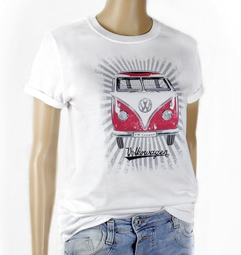 Miniatura 4 de BRISA VW Collection - Volkswagen Samba Bus T1 Camper Van - Camiseta unisex con diseño retro y vintage