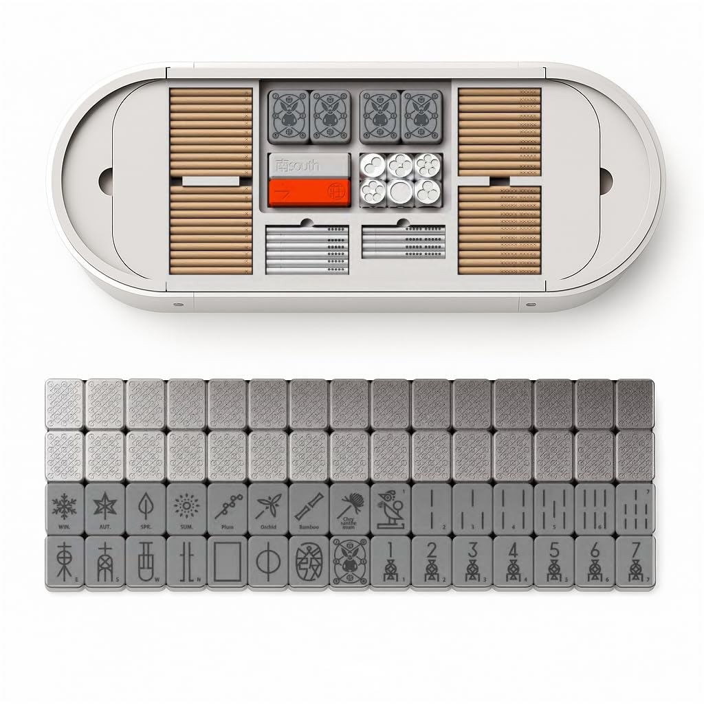 POCHITA x 發Lab Mono Mahjong Set – Premium Standard Chinese