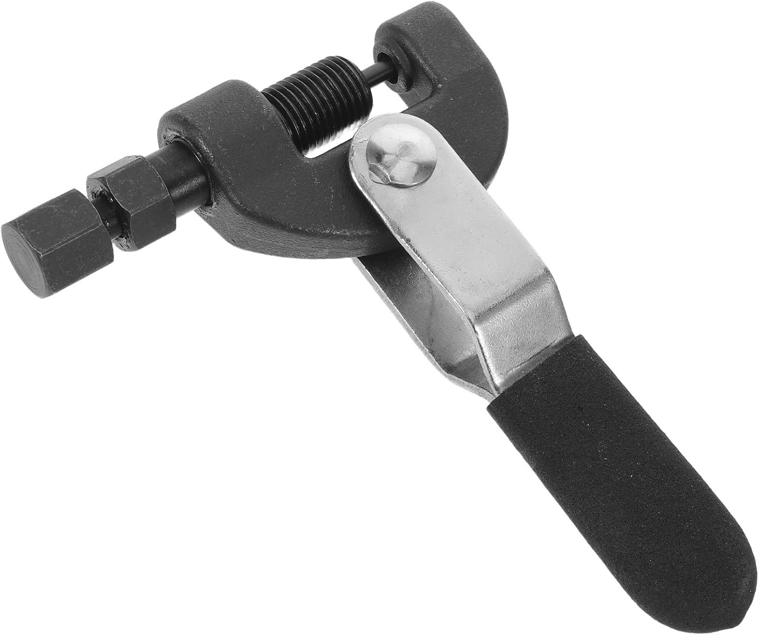 Heavy Duty Motorcycle Chain Breaker Tool with Professional Precision Riveting, Steel Construction for Chain Link Removal and Repair Maintenance