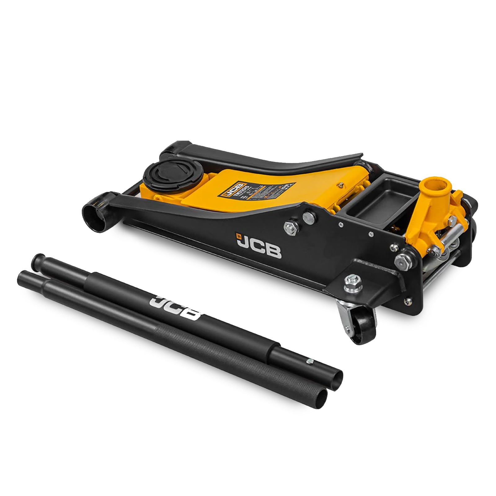 JCB 2.5 Tonne Automotive Low-Profile Double-Pump Trolley Jack