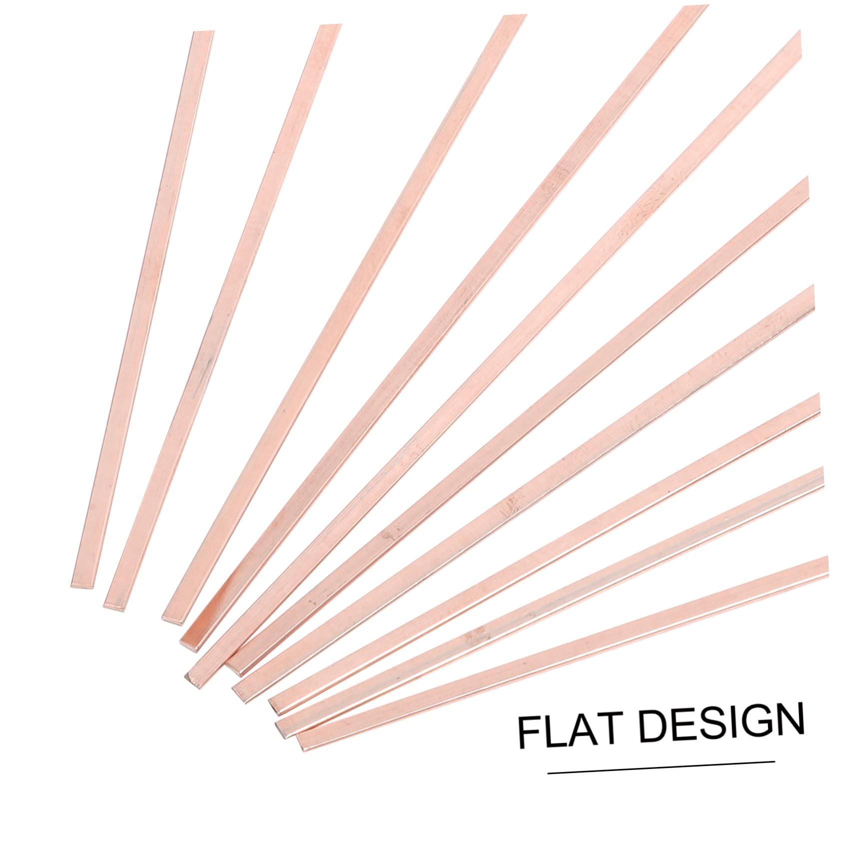 OSOLADY High-temperature Resistant Flat Rods Welding Rods for Garden Metal Crafts Diy Kit