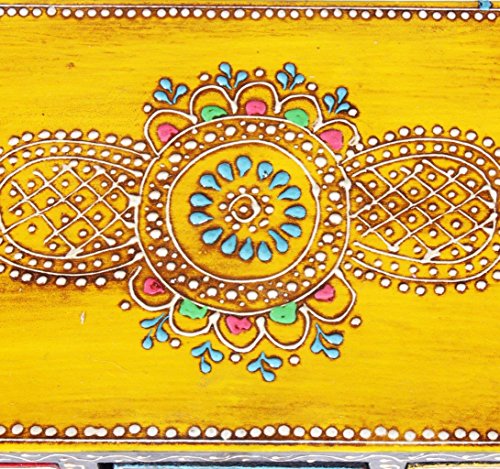 Image of Traditional Handpainted 6 Drawer Chest. 8x5x6 Inch