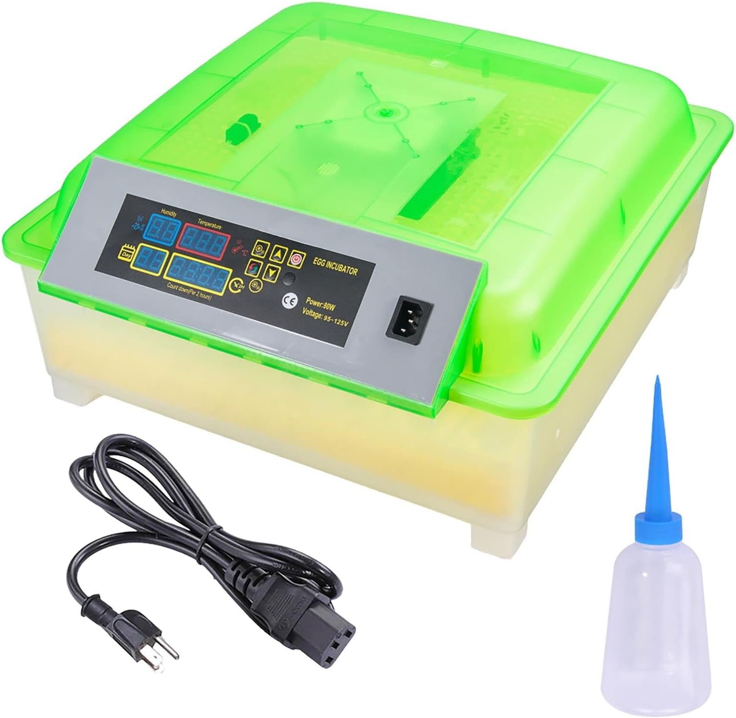 56-Egg Automatic Incubator/Hatcher/Turner with LCD Display