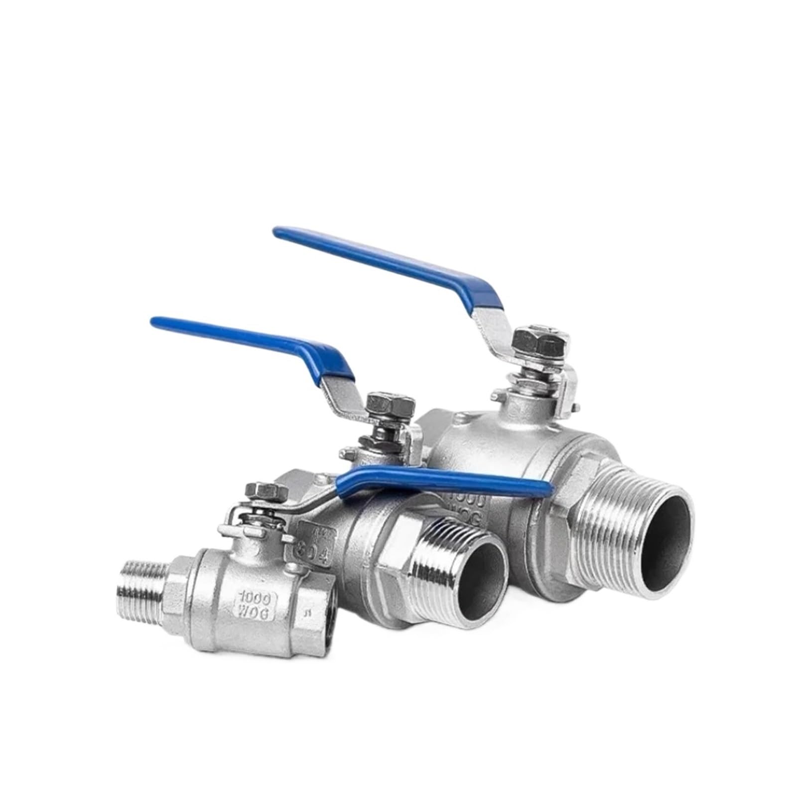 Vanne vanne à boisseau sphérique inox 304 femelle 1-1/4 pour tuyauterie gaz et huile