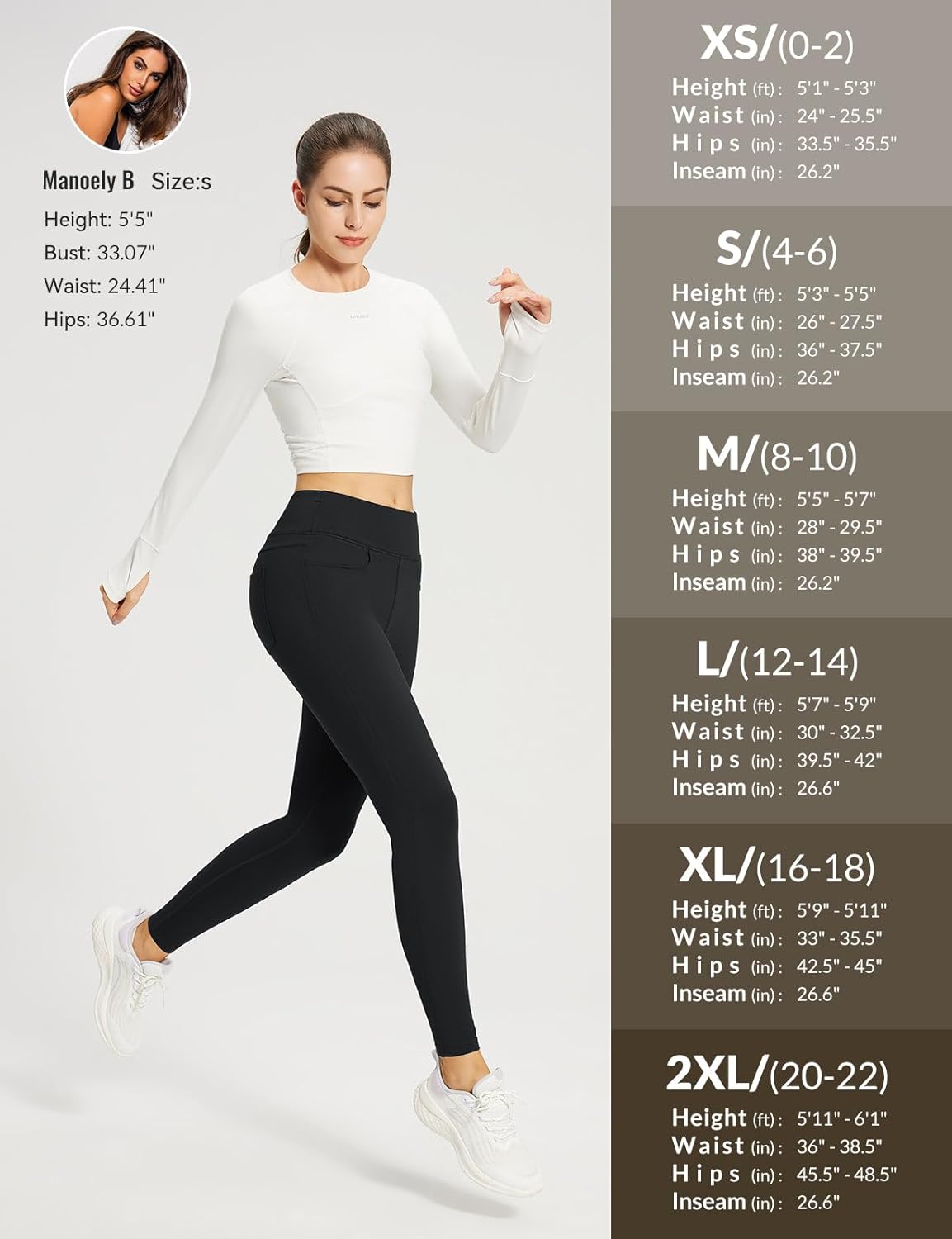 baleaf Jeggings for Women Fleece Lined Pants Thermal Warm Winter High Waisted Leggings 4 Pockets Waterproof Running Tights - Image 7