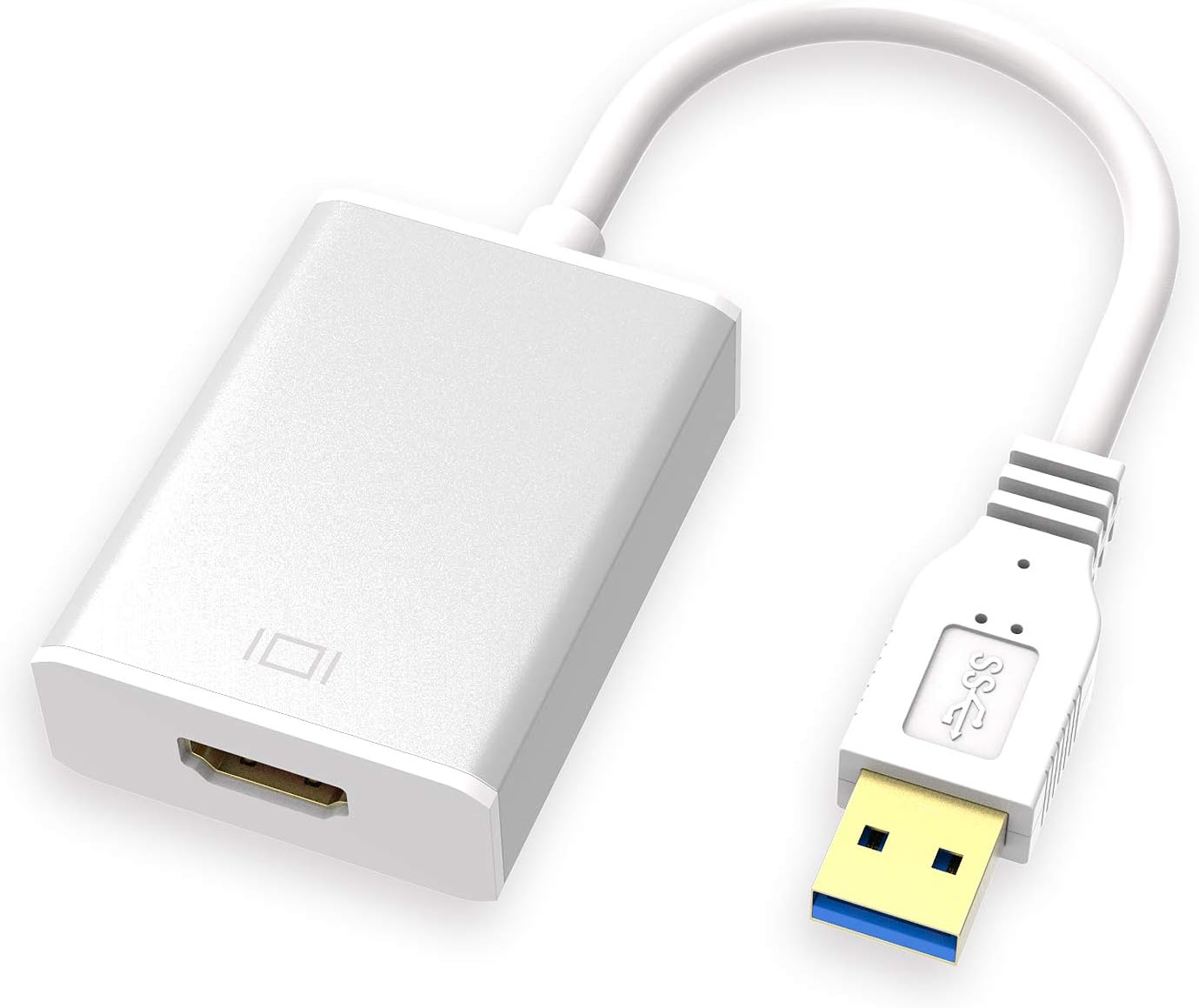 ABLEWE USB to HDMI Adapter, USB 3.0 to HDMI 1080P Audio Video Cable Converter,Supporting Multiple Monitors,for PC Laptop Projector HDTV Compatible with Windows XP 7/8/8.1/10