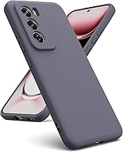 Oududianzi - Cover Compatible with Oppo Reno 12 Pro 5G [Liquid Silicone Cover] [Microfiber Interior] Rubber Liquid Silicone Gel Shockproof Case Cover Oppo Reno 12 Pro 5G - Dark Grey
