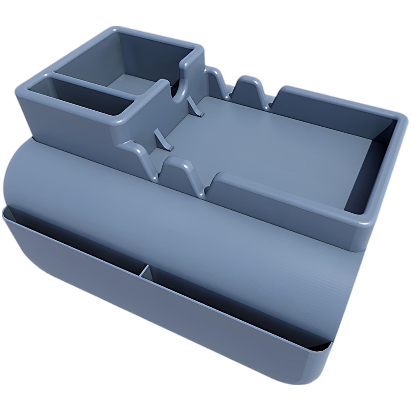 Plateau Porte-gobelet en Silicone pour accoudoir, Organiseur de canapé et Fauteuil Relax, imperméable, Support télécommande, Compartiment Snacks et téléphone, pour Larges accoudoirs