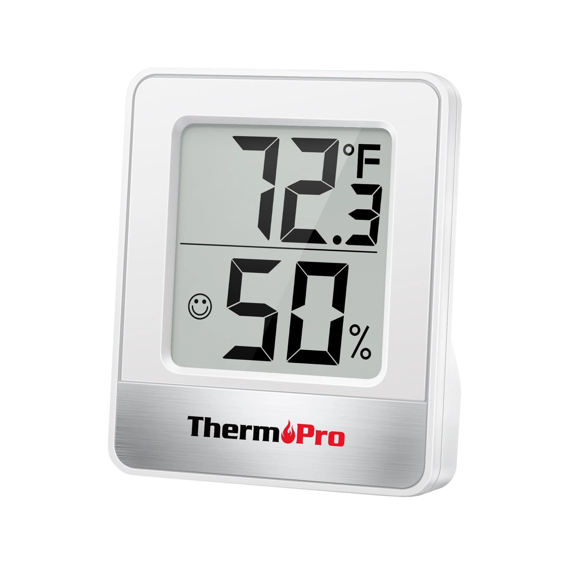 ThermoPro TP-49 Hygrometer, Thermometer, Hygrometer, Indoor, Large Screen, Compact, Face Marks, Wall Hanging, Tabletop Stand, Magnet-image-10