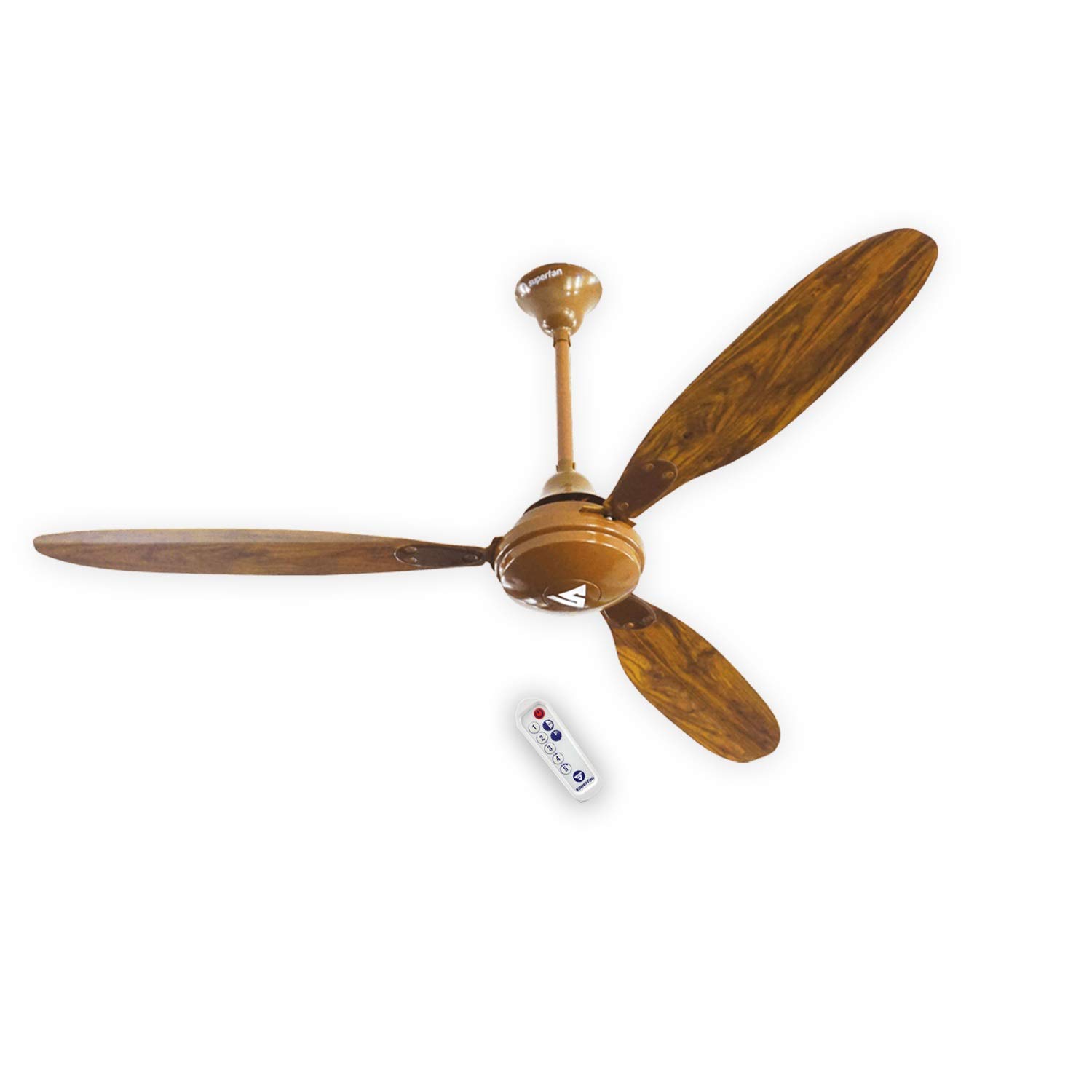 - Superfan SuperX1 Treeze 1200mm BLDC Ceiling fan for Home | India's 1'st BLDC fan| Wood Finished | BEE 5 Star Rated Energy Efficient BLDC Fan| 5 Year Warranty (LIght Teak)