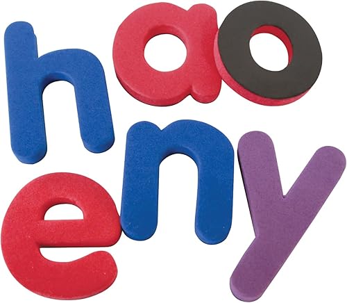 Teacher Created Resources® Letras minúsculas de espuma magnética, 52 piezas